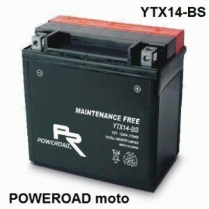 Batéria YTX14-BS 12V 12Ah 180A Poweroad